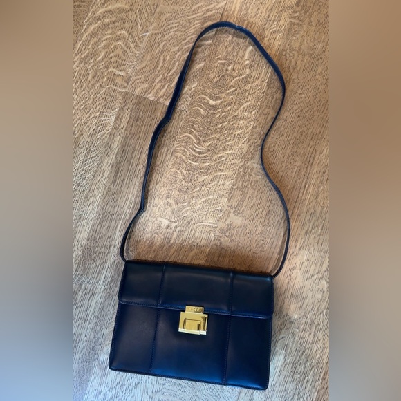 Gucci Vintage Black Leather Clutch/Shoulder Bag - Picture 15 of 17